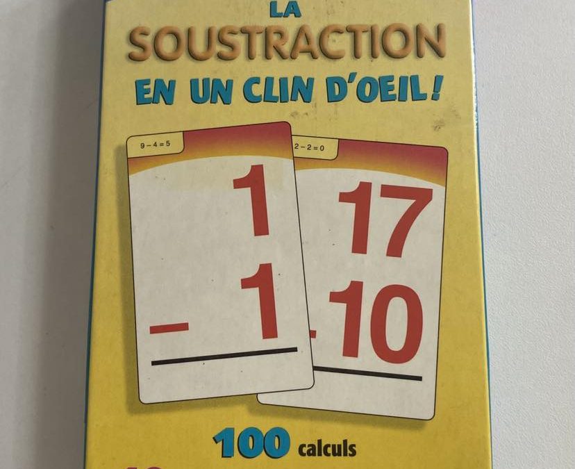 Cartes éclair – soustraction